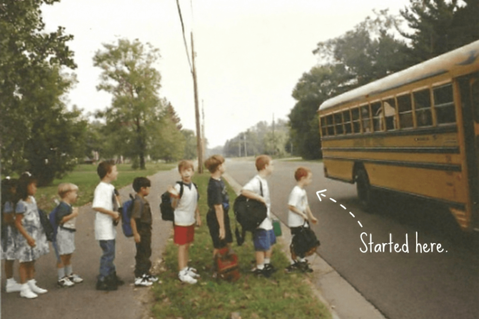 School-era photo from Max Maher’s public education story