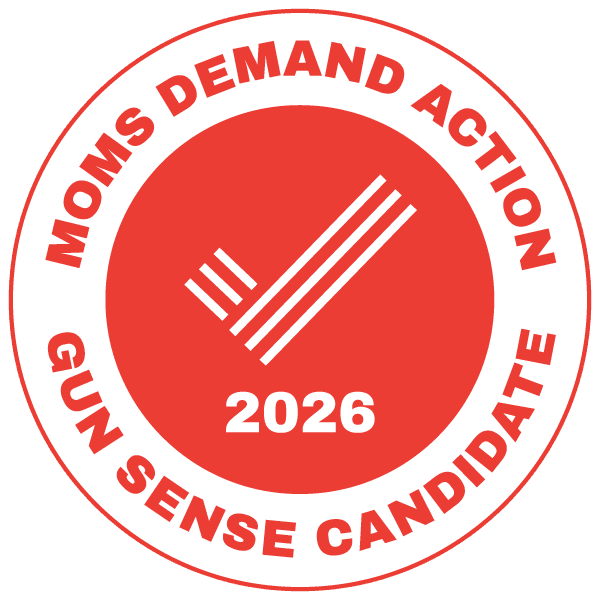 Logotipo de la distinción Gun Sense Candidate de Moms Demand Action