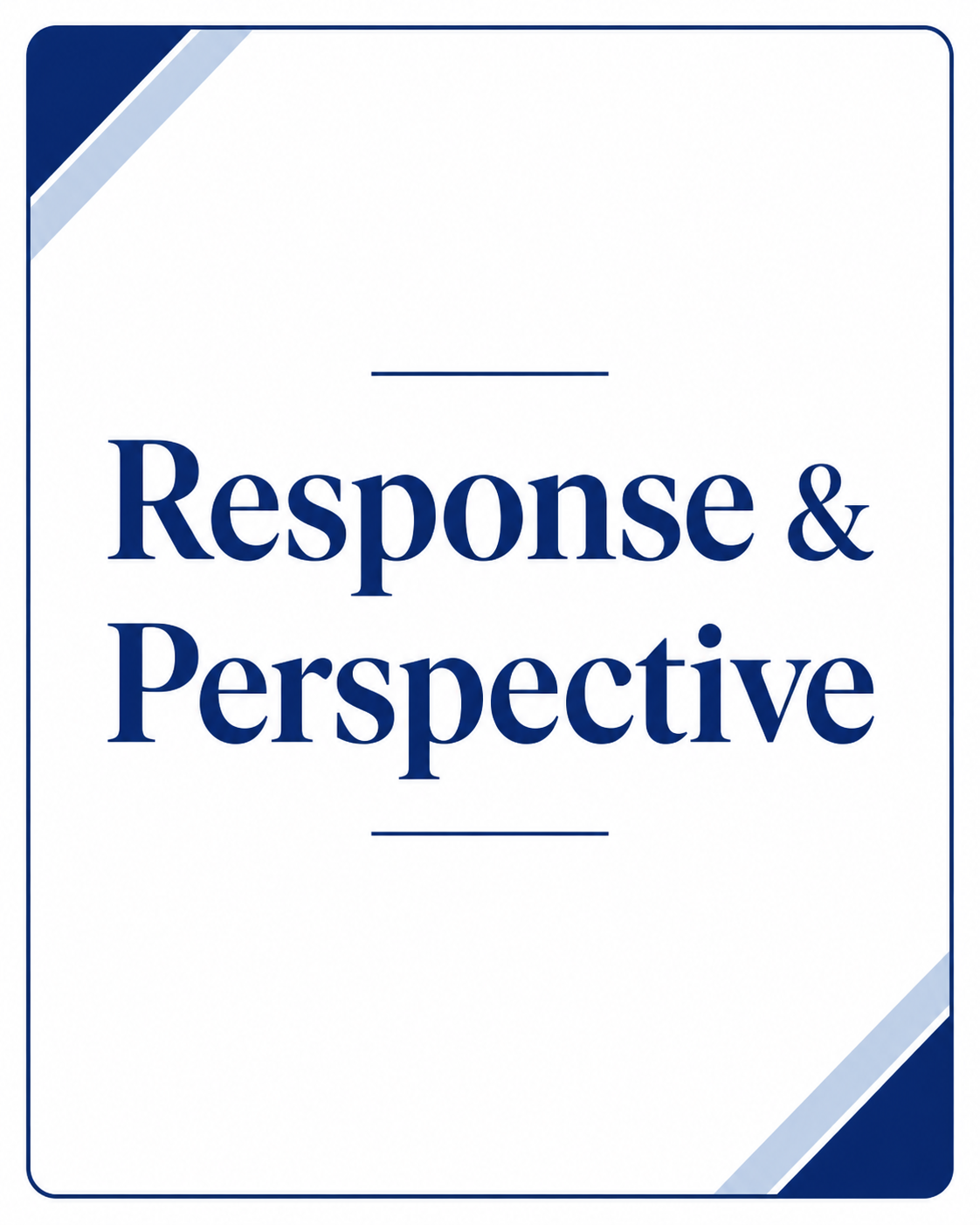 Gráfico de respuesta y perspectiva